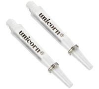 Unicorn Tiges de fléchettes | Gripper 3 Mirage | Nylon Durable | Transparent | 3 tiges | Court 34,4 mm