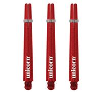 Unicorn Tiges de fléchettes | Gripper 3 | Nylon Durable | Rouge | 3 tiges | Medium 44,2 mm