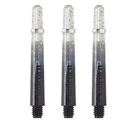 Unicorn Tiges de fléchettes | Gripper 4 éléments | Polycarbonate Durable | Dégradé de fumée Bicolore avec mouchetures métalliques infusées | Moyen 41 mm | 3 tiges