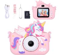 Unicorn Toys Appareil Photo Numérique Pour Garçons Et Filles De 3 À 8 Ans - Cadeau D'Anniversaire De Noël Pour Filles De 3, 4, 5, 6, 7, 8 Ans[APP62299]