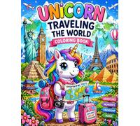 Unicorn Traveling the World
