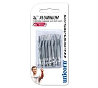 Unicorn XL Jeu de Cannes de Fléchette (Aluminium) M Argent