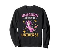 Unicorne D’Un Autre Univers Fantaisie Cosmique Animée Sweatshirt