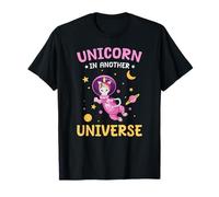 Unicorne D’Un Autre Univers Fantaisie Cosmique Animée T-Shirt