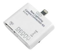 UnicornEnt Udigital Kit de Connexion pour Appareil Photo 5 en 1 USB/SDHC/TF Lecteur de Cartes pour iPad Mini, iPad 4, iPod Touch 5 et iPod Nano 7 connecteur Plus Petit