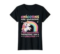 Unicorns are Awesome - Licornes Arc-en-Ciel Amusantes pour Filles T-Shirt