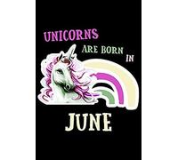 Unicorns Are Born In June: Blank Paper Sketch Book - Artist Sketch Pad Journal For Sketching, Doodling, Drawing, Painting Or Writing