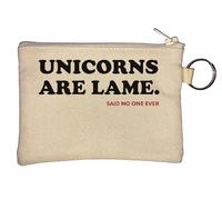 Unicorns are Lame Said No One Ever Porte-monnaie Beige