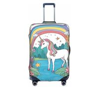 Unicorns by The River Housse de valise imprimée tendance pour affaires et extérieur, blanc, S