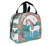 Unicorns by The River Sac à déjeuner multifonctionnel Design élégant et grande capacité pour le travail, l'école et l'extérieur