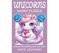 Unicorns Word Search Puzzle Book: Word Searches with Easy to Read Print about Unicorns, Pegasus, Horns and more | 6x9 inches, 110 pages |50+ Puzzles … Gifts for Vacations, Holidays and Free Times