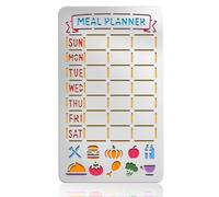 UNICRAFTALE 1 pochoir de Planification de Repas en Métal en Acier Inoxydable pour Carnet de Notes Agenda Scrapbooking Gravure Sur Bois Dessin 17.7x10cm