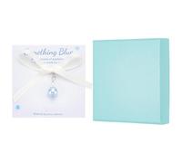 UNICRAFTALE 2 Pièces Charm Mariée Bleu Ciel Boule Ronde Avec Perle Imitée Pendentif Ruban et Cartes de Voeux Pour Cadeau Souvenir de Mariage Pour Future Mariée