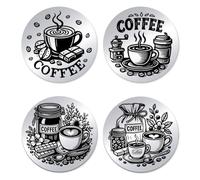 UNICRAFTALE 2 Pièces Coffee Coin en Acier Inoxydable Double Face Décision AA Jetons Et Médaillons Challenge Coin Jetons À Lancer Cadeau De Sobriété Quotidien Cadeau Chanceux pour Hommes Femmes
