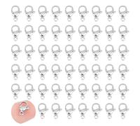 UNICRAFTALE 200 pcs en Acier Inoxydable Pince de Homard Fermoirs Bijoux Attache Crochet Fin Griffe Fermoir Fermoirs en Métal pour Fabrication de Bijoux Colliers Bracelets 10mm de Long