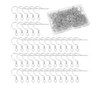 UNICRAFTALE 300Pcs Crochet de Boucle D'Oreille en Forme D'Hameçon crochets Français en Fil de Boucle D'Oreille Acier Inoxydable avec Fils D'Oreille avec Ressort pour Boucles D'Oreilles