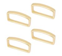 UNICRAFTALE 4 pièces Boucle de Ceinture 37mm Cuir Passant Ceinture Plaqué Or 14K Boucle Remplacement Passants de Ceinture Keeper Ceinture Boucle Gardien pour Fixation de Ceinture Boucle Accessoires