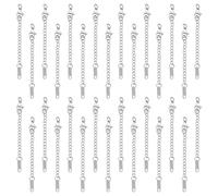 UNICRAFTALE 40 Pièces Rallonge de Chaîne Acier Inoxydable 64-80mm Collier, Bracelet, Pendentif et Bijou de Cheville