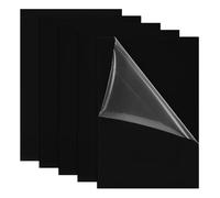 UNICRAFTALE 5 Panneaux En Acrylique Noir 30.4x20.3cm Panneau Opaque Coulé Épaisseur 2mm Pour Découpe Lasers Artisanat Affichage Projets DIY