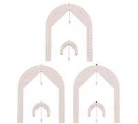 UNICRAFTALE 6Pcs Outil de Guide de Perçage pour Boucle d'Oreille en Argile PLA avec Épingle de Perçage Fabricant de Trou pour Perle en Argile Polymère Rose Brumeux Outil pour Boucle d'Oreille 10.3x8cm