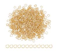 UNICRAFTALE 800 Pcs 4mm Doré en Acier Inoxydable Anneaux de Saut Ouverte Anneaux de Saute Connecteur Résultats de Bijoux pour la Fabrication de Bijoux et Projets D'Artisanat et Répaion