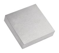 UNICRAFTALE Bloc D'Établi Carré Acier Établi Plat Outil de Bijoutier Métal Outils D'Estampage de Bricolage 6x6x1.5cm