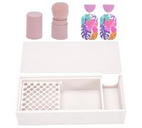 UNICRAFTALE Boîte À Poudre De Maïs Dentelle Vintage Avec Brosse Outil Antiadhésif Pour Emporte Pièces En Argile Polymère Kit De Stockage De Maïzena 166x72x35mm