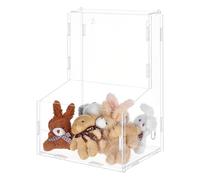 UNICRAFTALE Distributeur Murale Modèle en Acrylique Clair Organisateur Suspendu et Bac de Rangement pour Salle de Jeux Salon Rangement Modèle pour Blocs Voitures Trains Balles Fléchettes 226x183x323mm