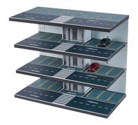 UNICRAFTALE Échelle 1/64 Présentoir pour Garage Voitures Miniatures Modèles Urbains Routes Paysages Micro Accessoires Décorations Props Gris Cadeau Hommes Collectionneurs