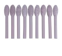 UNICRAFTALE Ensemble D'Outils de Texture pour Argile et Résine pour Projets Artistiques Bâtons Ovales pour Modelage D'Argile Rouleaux à Motifs avec Poignées pour Poterie 9mm de Long