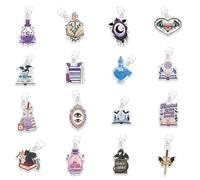UNICRAFTALE Lot de 16 cache-bouchons anti-poussière en acrylique pour liseuse de type C - Bouchons anti-poussière avec pendentifs en forme d'animal - Accessoires de protection USB-C