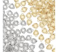 UNICRAFTALE Pendentif Coeur en Acier Inoxydable 304 - Breloques d'Amour en Métal pour Bracelet de Bijoux Bricolage