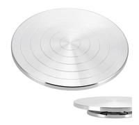 UNICRAFTALE Plateau Tournant en Céramique et Métal de 29.5cm Support Rotatif avec Roulements à Billes Accessoires de Décoration Argile Modélisme