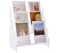 UNICRAFTALE Présentoirs de Cartes de Sport à 3 niveau Présentoirs de Cartes à Collectionner en Acrylique Présentoirs de Cartes de Vœux Tour D'Arbre Support de Cartes Postales pour Comptoir de Table