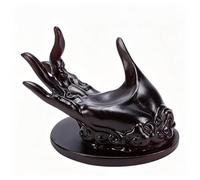 UNICRAFTALE Support de Boule de Cristal en Forme de Main Socle de Présentation en Résine pour Sphères de 3-6cm Pièce Décorative Café pour Bibliothèque Bureau Décoration de Sorcière