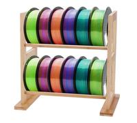 UNICRAFTALE Support de Rangement de Filaments pour Imprimante 3D Support de Bobines de Filaments pour Imprimante 3D Organiseur de Filaments à 2 niveaux pour Studio à Domicile 280x415x411mm