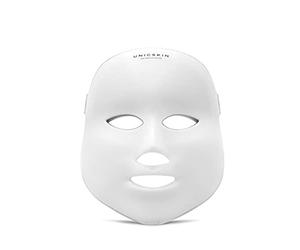 UNICSKIN - Masque LED - Masque coréen Unicled - 7 couleurs disponibles - Aide à stimuler la création de collagène et d'élastine - Thérapie par lumière LED efficace et non invasive - Facile à utiliser