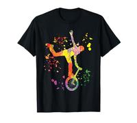 Unicyclist Unicycler Monocycle Colorsplash T-Shirt