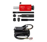 Unidad hidráulica de 16 t, con bomba hidráulica neumática, 13 pzs.