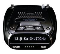 Uniden DFR7 Détecteur Laser/Radar à Large Bande très Longue portée, GPS intégré avec mémoire silencieuse, alertes vocales, lumière Rouge et Radar, écran OLED, Noir