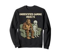 Unidentified Gaming Objects Bigfoot Alien Video Games Sweatshirt