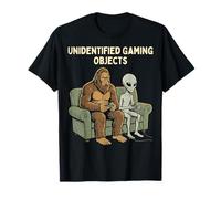 Unidentified Gaming Objects Bigfoot Alien Video Games T-Shirt