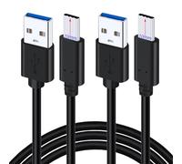 UNIDOPRO 2Pcs 1M Câble USB Type C [10mm Connecteur] Charge Rapide 3A pour Blackview BL8800 BV8800 BV6600E | Ulefone Power Armor 14 PRO 13 X10 Pro | Oukitel WP20 WP18 WP17 WP5 RT1 Téléphone Incassable