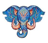 UNIDRAGON Puzzle en bois 299 pcs Eternal Elephant Très grand 41x32 cm G
