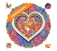 Unidragon Puzzle en Bois, Mandala Amour, King