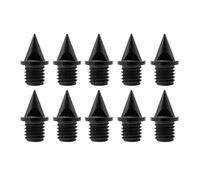 UnifearPro 10 Pièces Pointes de Course Clous Métalliques pour Chaussures Athlétiques Pointes En Acier Carbone pour Sprint et Saut Broches de Remplacement Antidér, Noir, 01