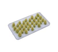 UnifearPro 32 Pièces Herbe Statique Touffe Modèle Terrain Miniature Arbuste Végétation Fonction Simulation PP Adapté Au Modélisme Train Diorama Décoratio, hiver