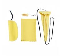 UnifearPro 4 Pièces Brosse de Nettoyage Saxophone Kit Écouvillon Intérieur Conique Cordon Pondéré Brosse Embouchure Polissant Fibres Absorbantes Protège