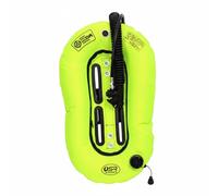 UnifearPro Aile de Plongée en Nylon Wing Donut Système de Stabilisation avec Bladder Interne et Raccord Rapide pour Gonflage et Purge Compatibles Backmount , Jaune Fluo