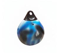 UnifearPro Ballon Gonflable Boxe en PVC avec Forme Larme pour Pratique Boxe et Exercices Conditionnement Physique Adapté aux Adultes, Multicolore, A4 D55CM 71CM